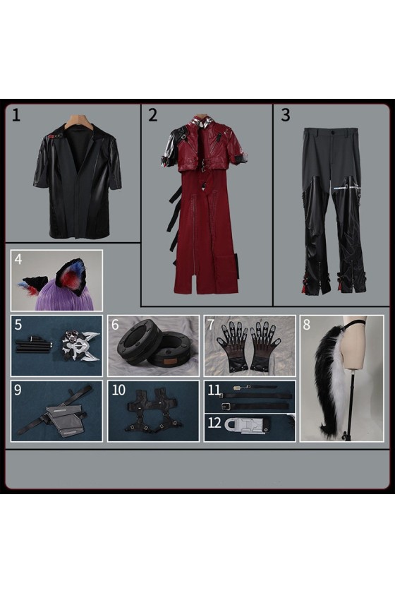2XXT Cosplay Arknights Endfield Wulfgard Cosplay Costume